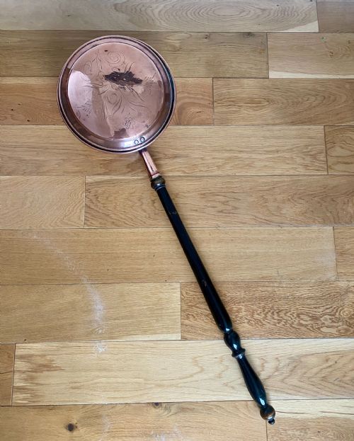 Antique George III Copper Warming Pan