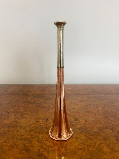 Small Antique Quality Copper and Brass Hunting Horn