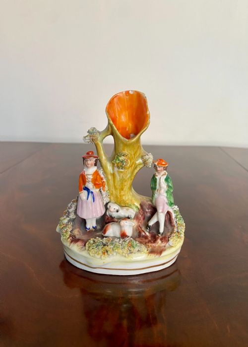 Antique Victorian Staffordshire Group