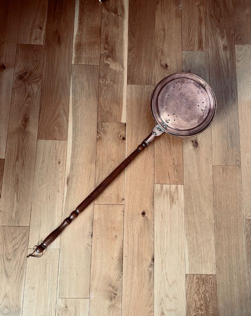 Antique George III Copper Warming Pan