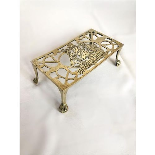 Antique Victorian Brass Trivet
