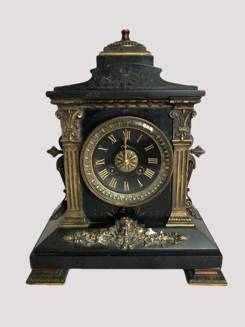 Outstanding Quality Antique Victorian French Marble Mantle Clock