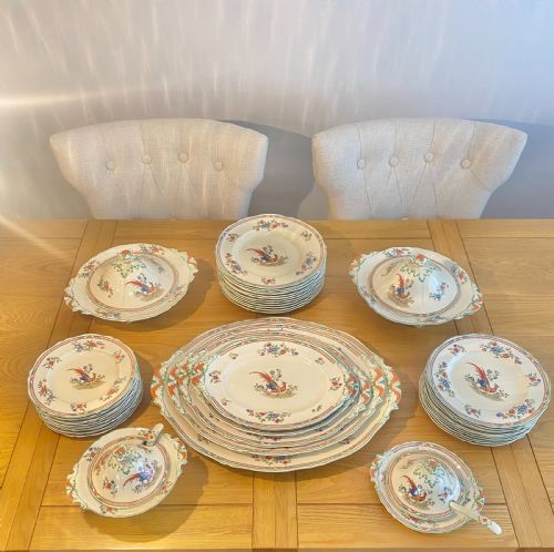 Quality Antique Royal Venton Ware Dinner Service Set