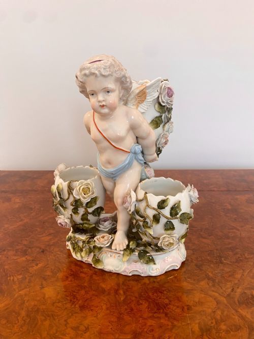 Victorian Quality Continental Porcelain Cherub