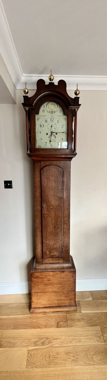 Antique George III Quality Mahogany Longcase Clock 8 Day Movement