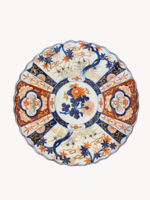 Antique Quality Japanese Imari Plate