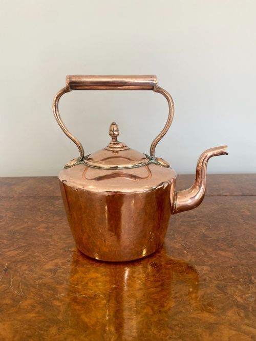 Antique George III Quality Copper Kettle