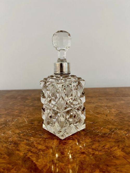 Antique Quality Cut Glass Decanter