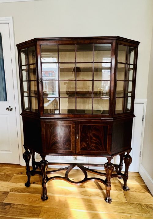 Fine Quality Victorian Mahogany Display Cabinet