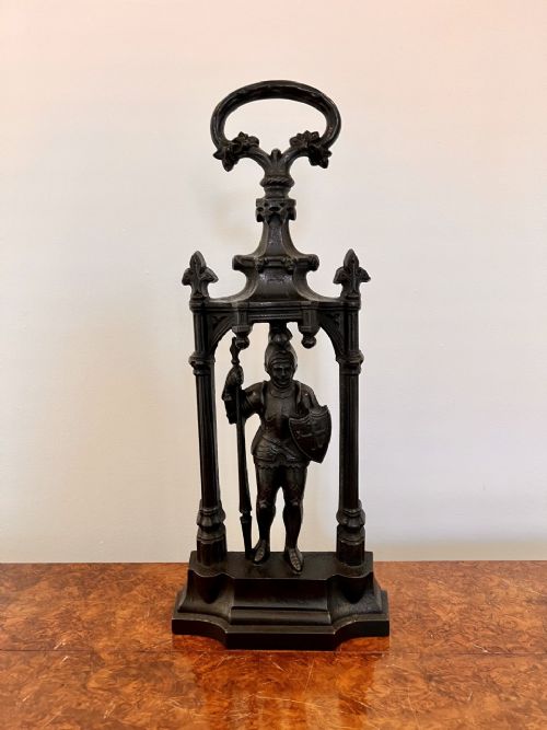 Unusual Antique Victorian Cast Iron Coalbrookdale Door Stop