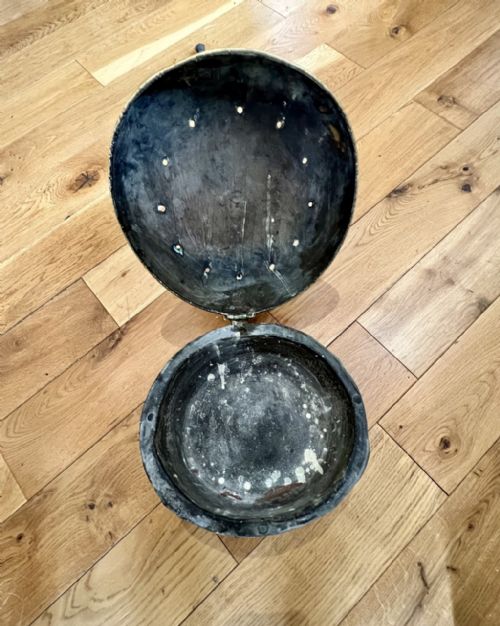18TH CENTURY QUALITY BRASS WARMING PAN - ADDITIONAL PHOTO 3