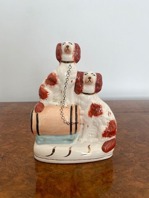 Unusual Antique Victorian Quality Staffordshire Group
