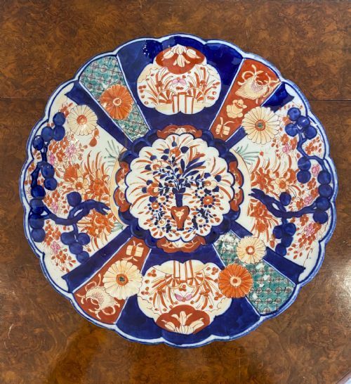 Large Antique Japanese Quality Imari Plate
