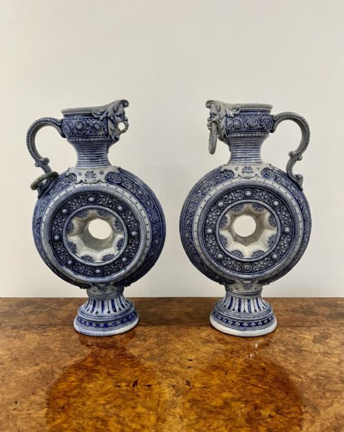Fantastic Pair of Antique Ewers