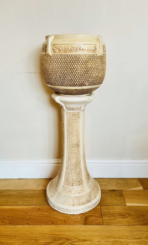 Quality Antique Victorian Jardiniere on a Stand