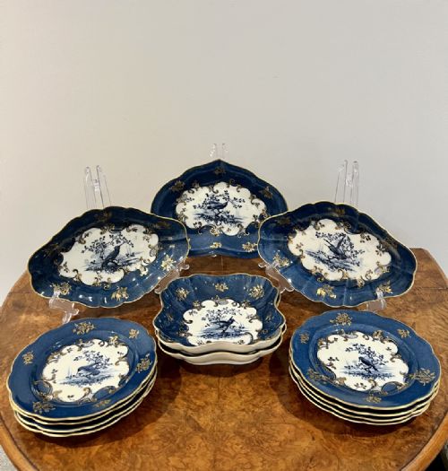 Wonderful Antique Royal Worcester Part Dinner Service