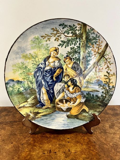 Fantastic Quality Antique Italian Majolica Plate
