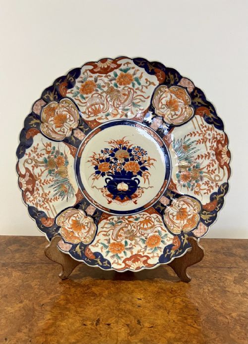 Fantastic Quality Large Antique Japanese Imari Plate