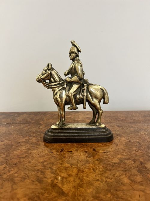 Quality Antique Victorian Brass Door Stop
