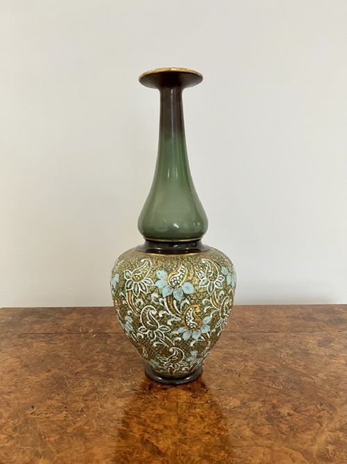 Antique Victorian Quality Large Ballister Royal Doulton Vase