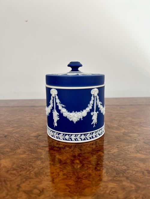 Quality Antique Wedgwood Jar and Cover