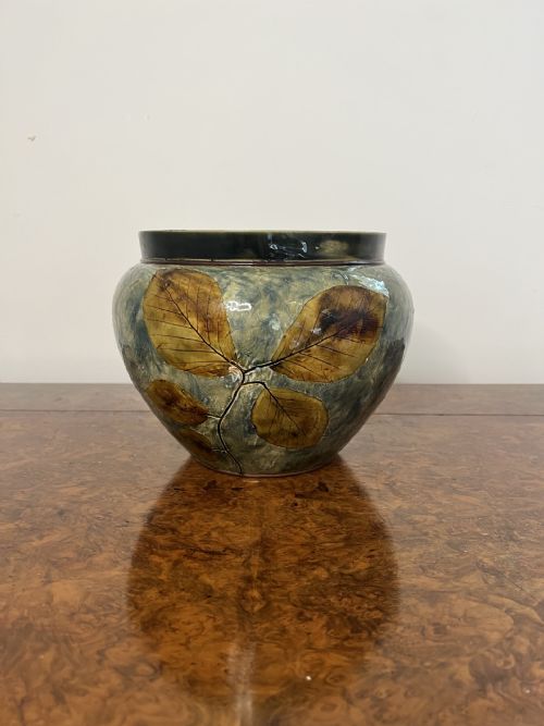 Stunning Quality Antique Royal Doulton Jardiniere