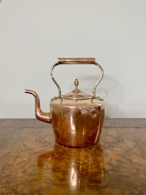 Antique George III Quality Copper Kettle