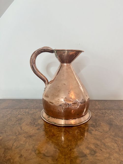 Quality Antique Victorian Copper Harvest Jug
