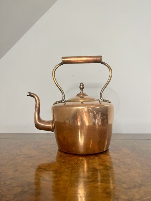 Quality Antique George III Copper Kettle