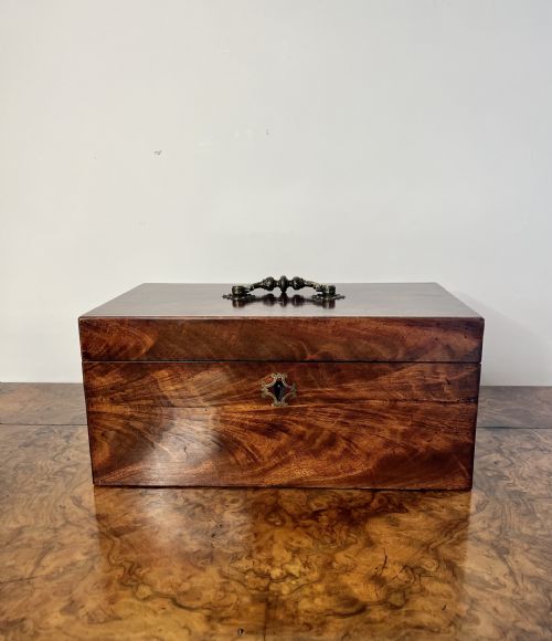 Quality Antique George III Large Tea Caddy