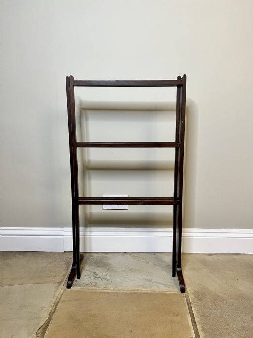 Antique Edwardian Mahogany Folding Clothes Airer