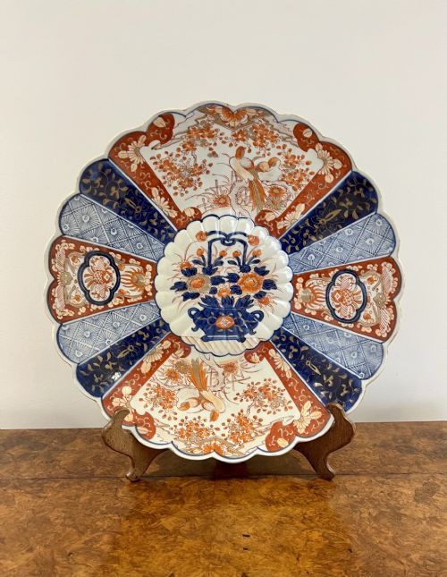Fantastic Quality Large Antique Japanese Imari Plate