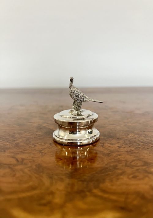 Unusual Hallmarked Silver Paperweight