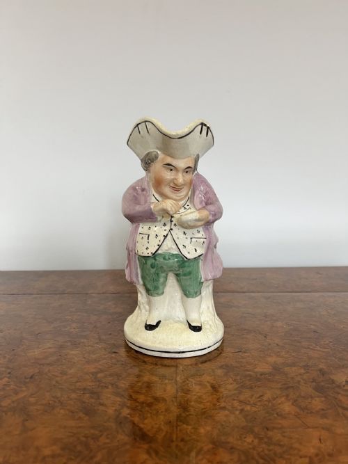 Quality Antique Victorian Staffordshire Toby Jug of Mr Snuff