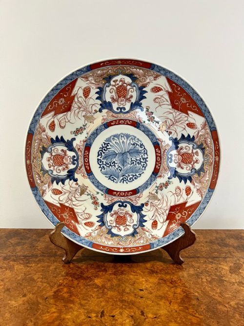 Fantastic Quality Large Antique Japanese Imari Plate