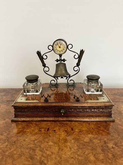 Unusual Quality Antique Victorian Desk Set