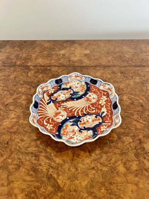 Fantastic Quality Antique Japanese Imari Shaped Dish