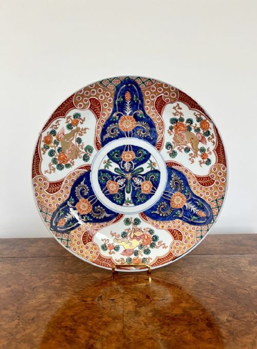 Stunning Quality Antique Japanese Imari Plate
