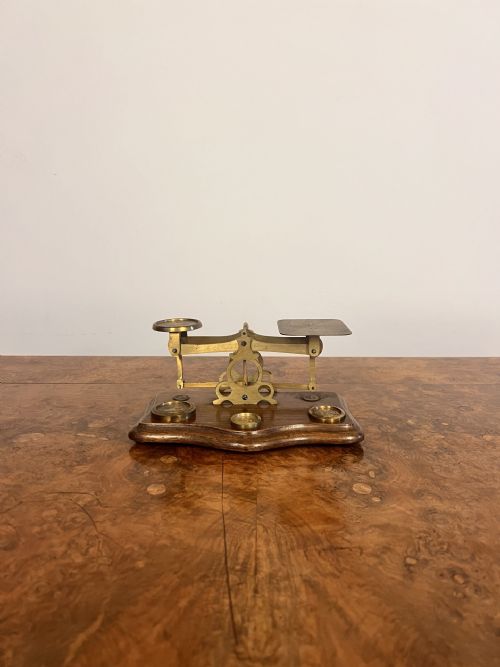 Wonderful Antique Edwardian Postal Scales and Weights