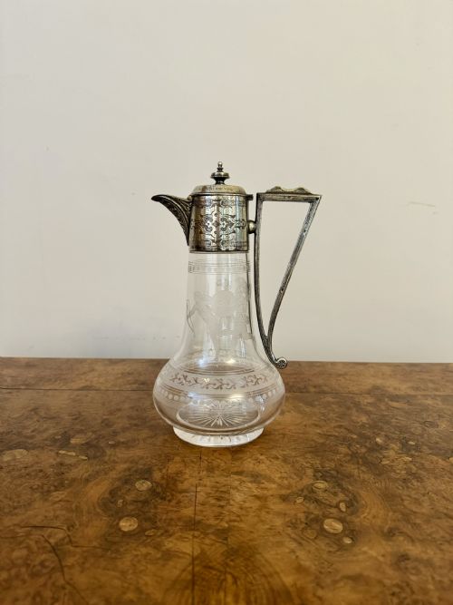 Outstanding Quality Antique Victorian Silver Plated Claret Jug by John Northwood