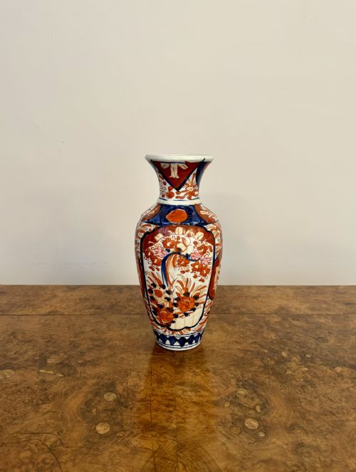 LOVELY QUALITY ANTIQUE JAPANESE IMARI VASE - ADDITIONAL PHOTO 3