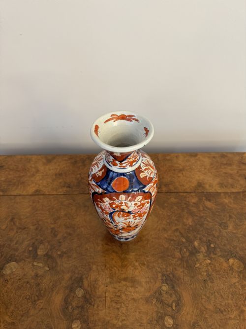 LOVELY QUALITY ANTIQUE JAPANESE IMARI VASE - ADDITIONAL PHOTO 1