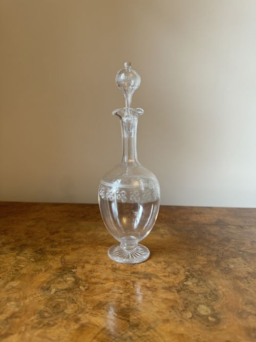 Elegant Antique Victorian Decanter