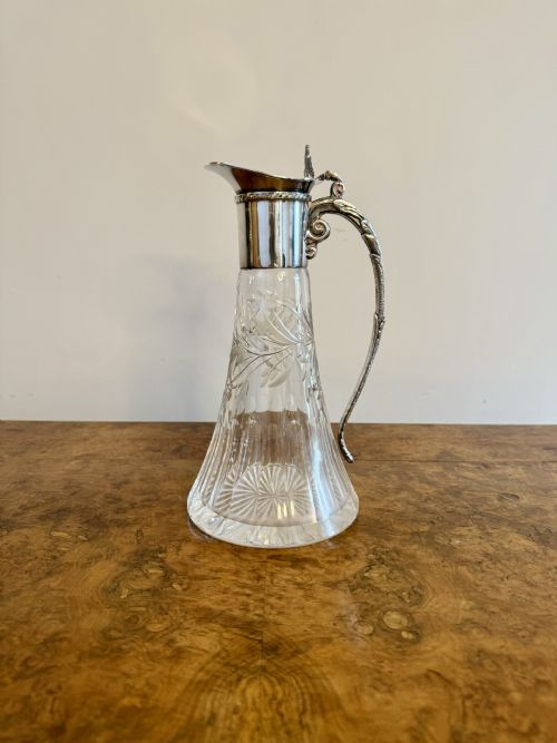 Outstanding Quality Antique Victorian Silver Plated Claret Jug