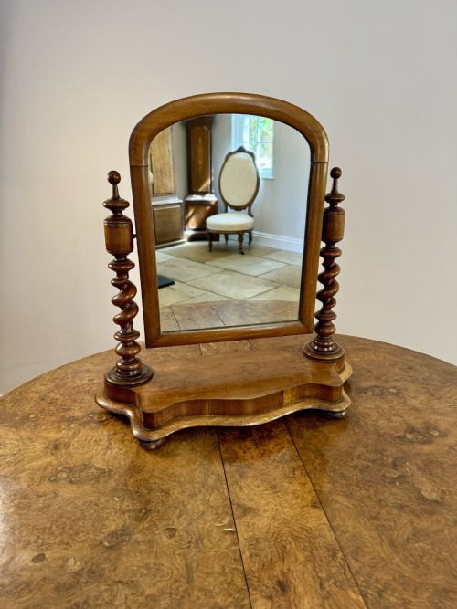 Fine Quality Antique Victorian Mahogany Dressing Table Mirror