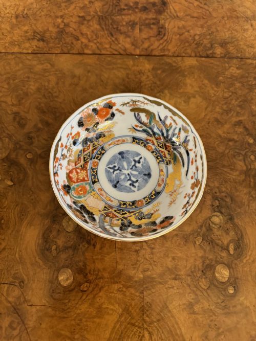 QUALITY COLLECTION OF THREE UNUSUAL ANTIQUE IMARI BOWLS - ADDITIONAL PHOTO 4