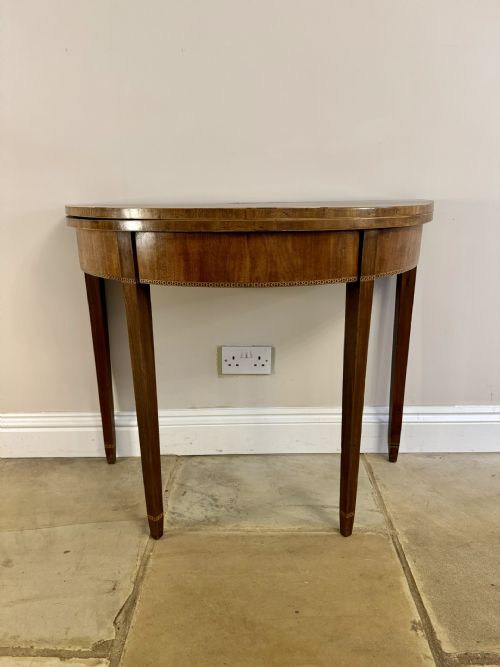 Antique George III Quality Mahogany Card Table