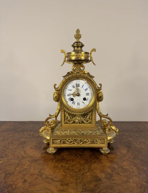 FANTASTIC QUALITY ANTIQUE VICTORIAN FRENCH MANTLE CLOCK