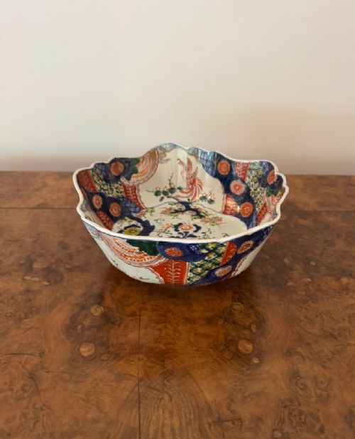 Fantastic Quality Antique Japanese Imari Unusual Shaped Bowl
