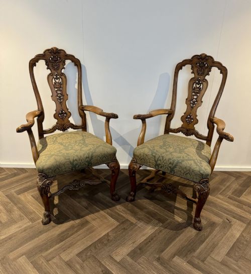 FANTASTIC QUALITY SET OF TEN ANTIQUE VICTORIAN WALNUT DINING CHAIRS - ADDITIONAL PHOTO 2
